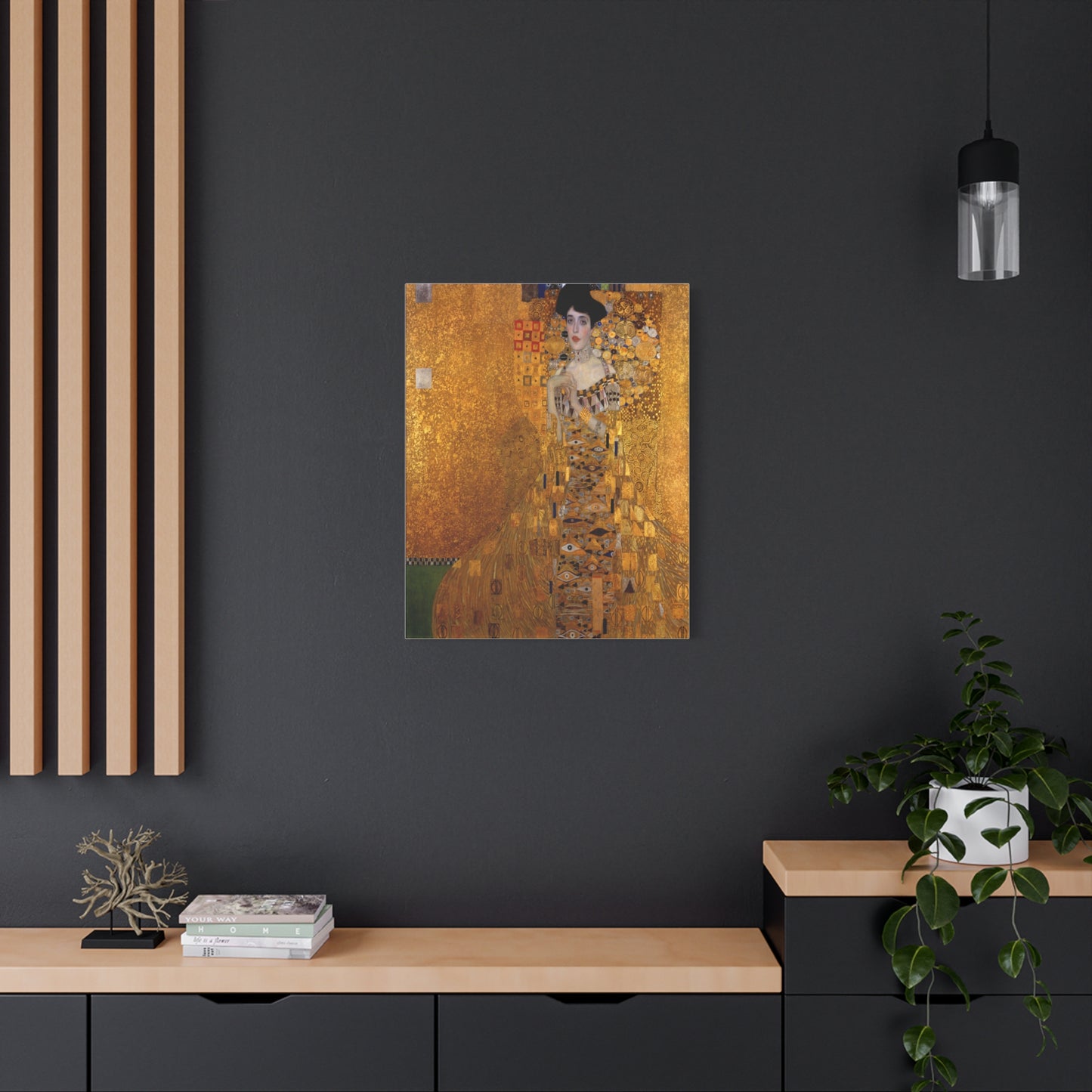 Adele Bloch-Bauer by Gustav Klimt Matte Canvas Wall Art Print