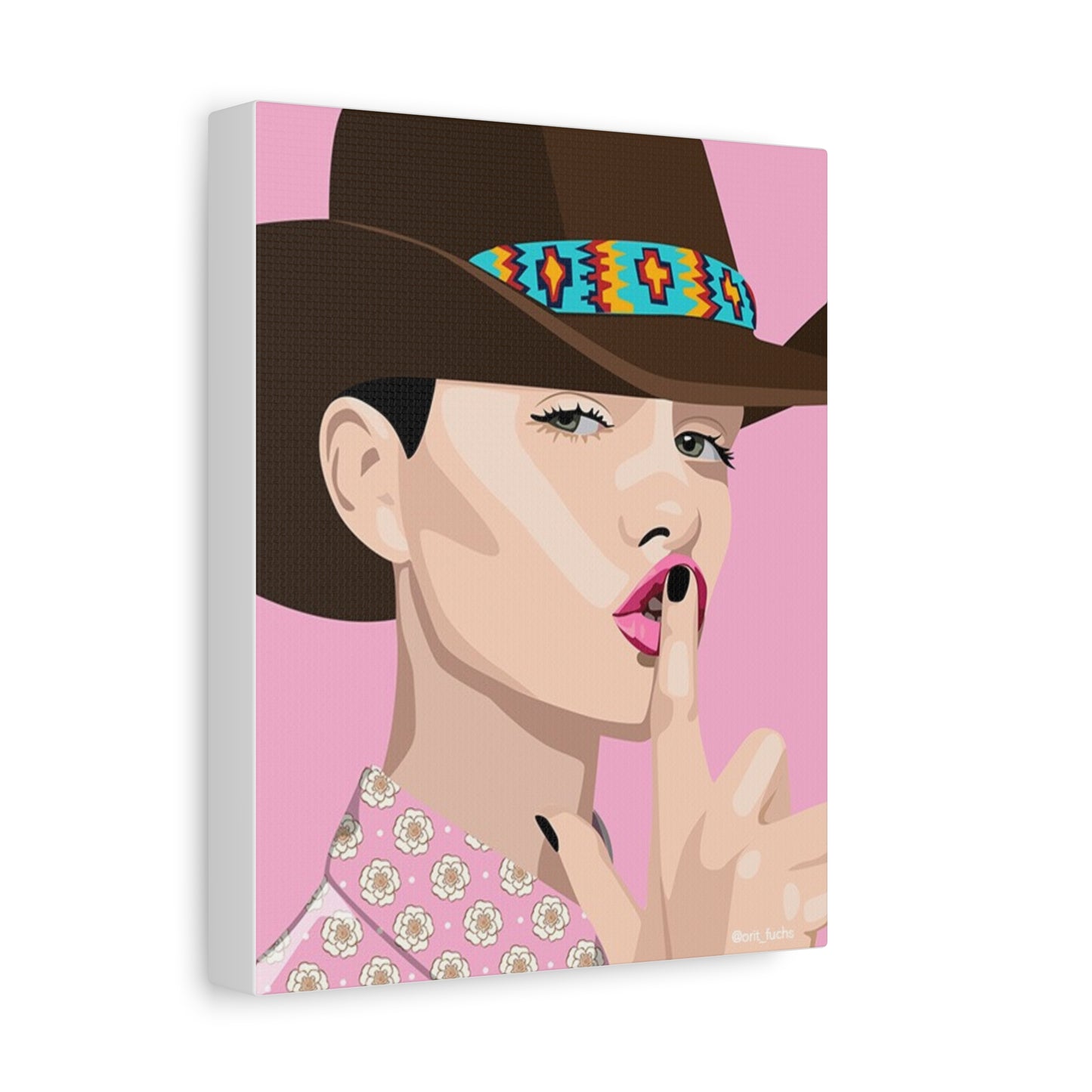 Vivid 63 by Orit Fuchs Canvas Wall Art Matte Stretched