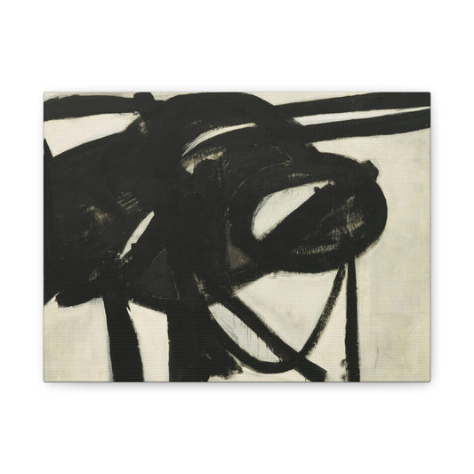 Chief by Franz Kline Abstract Matte Canvas Wall Art