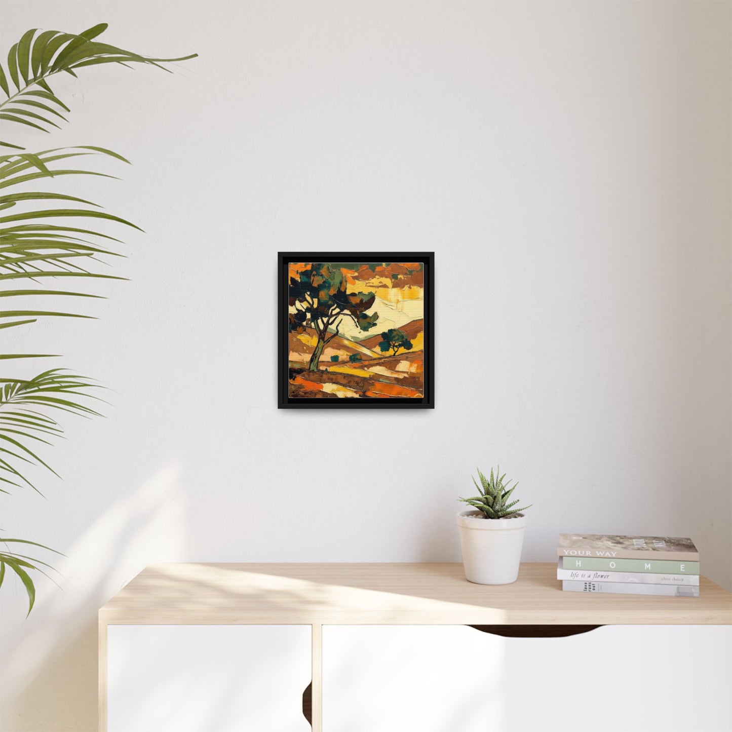 Framed Matte Canvas Landscape Art Print