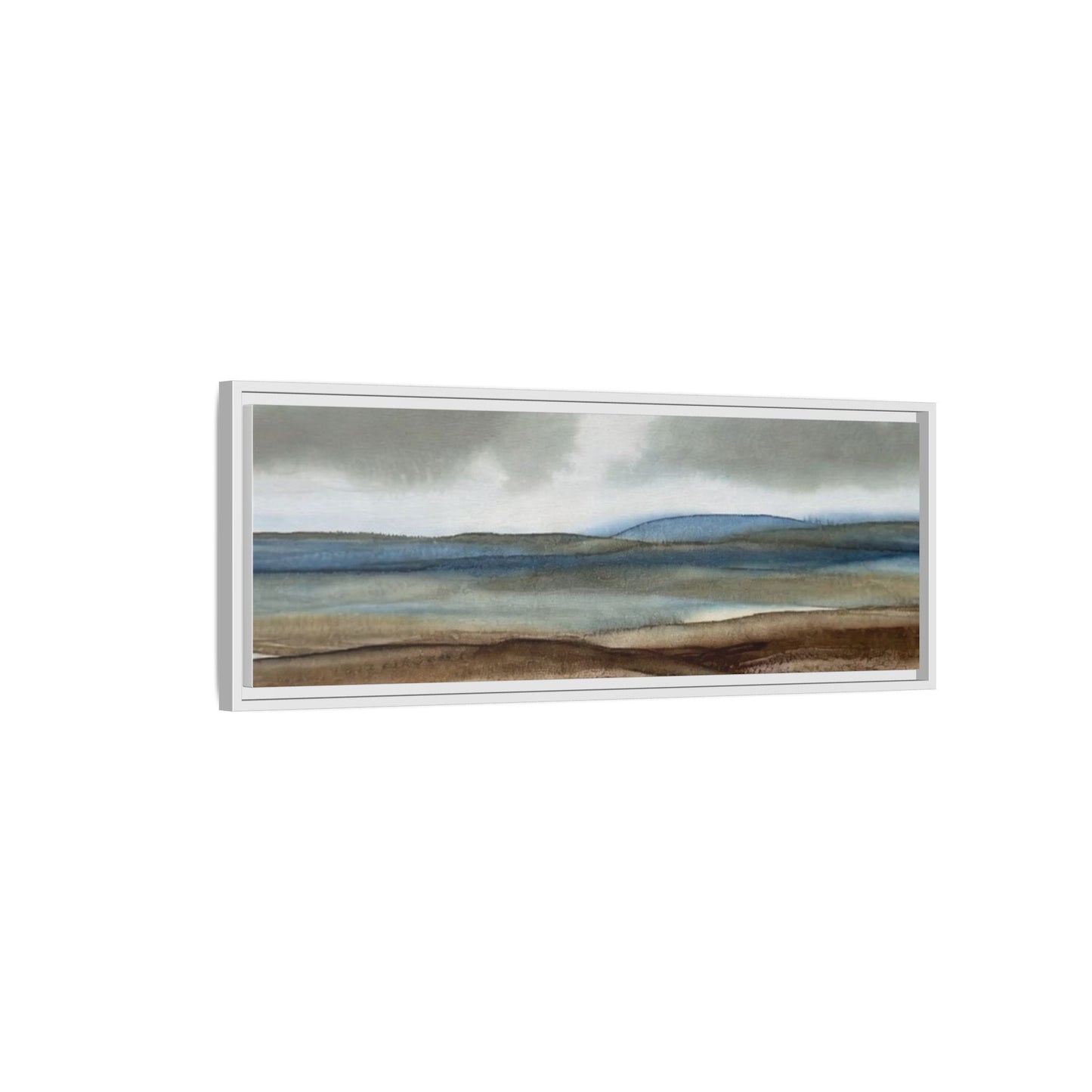 Matte Canvas Landscape, Framed (Multi-color)