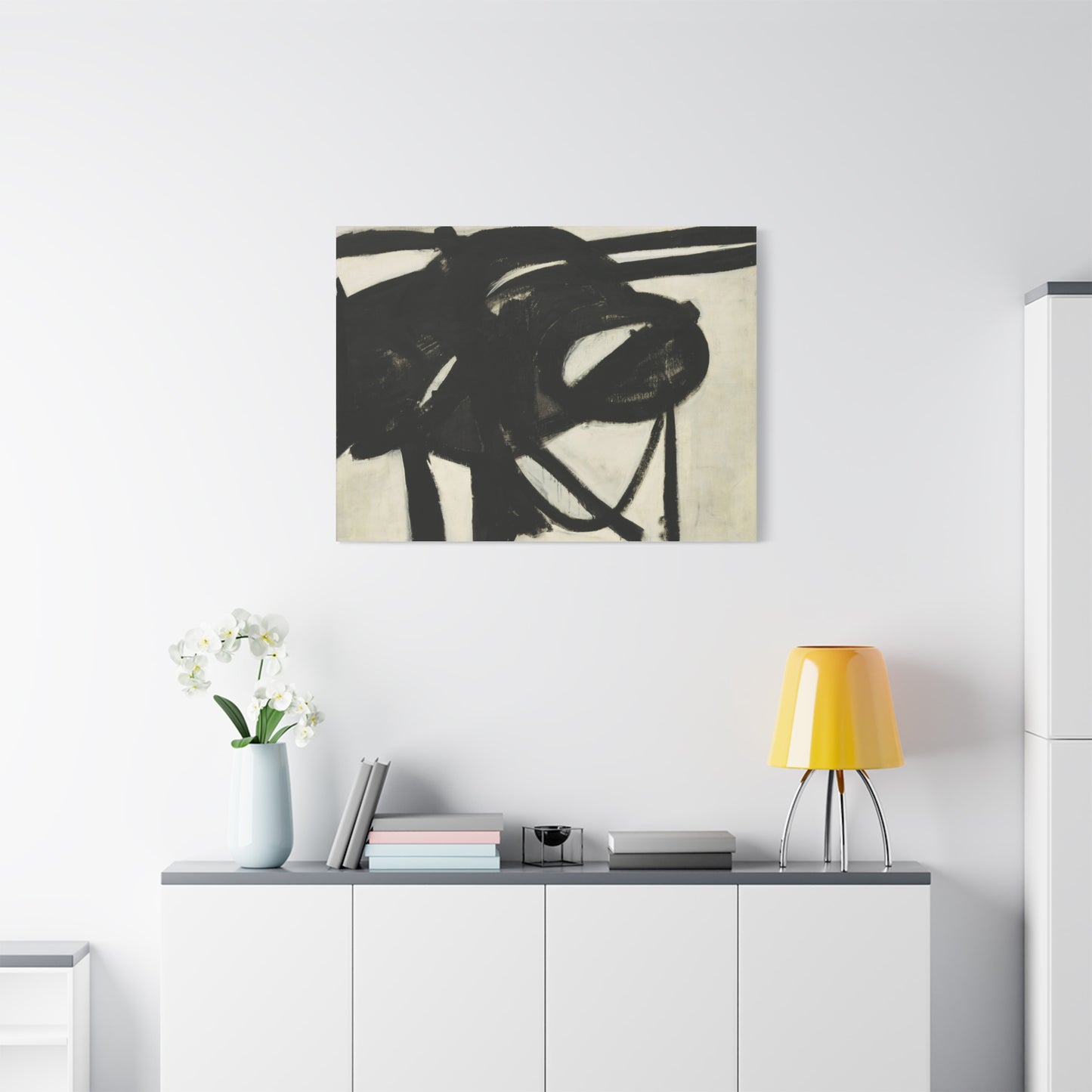 Chief by Franz Kline Abstract Matte Canvas Wall Art