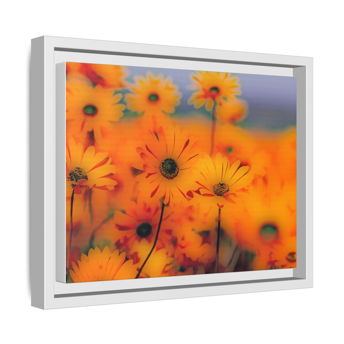 Bee Garden by Norman Barrett Framed Matte Canvas Wall Art Print