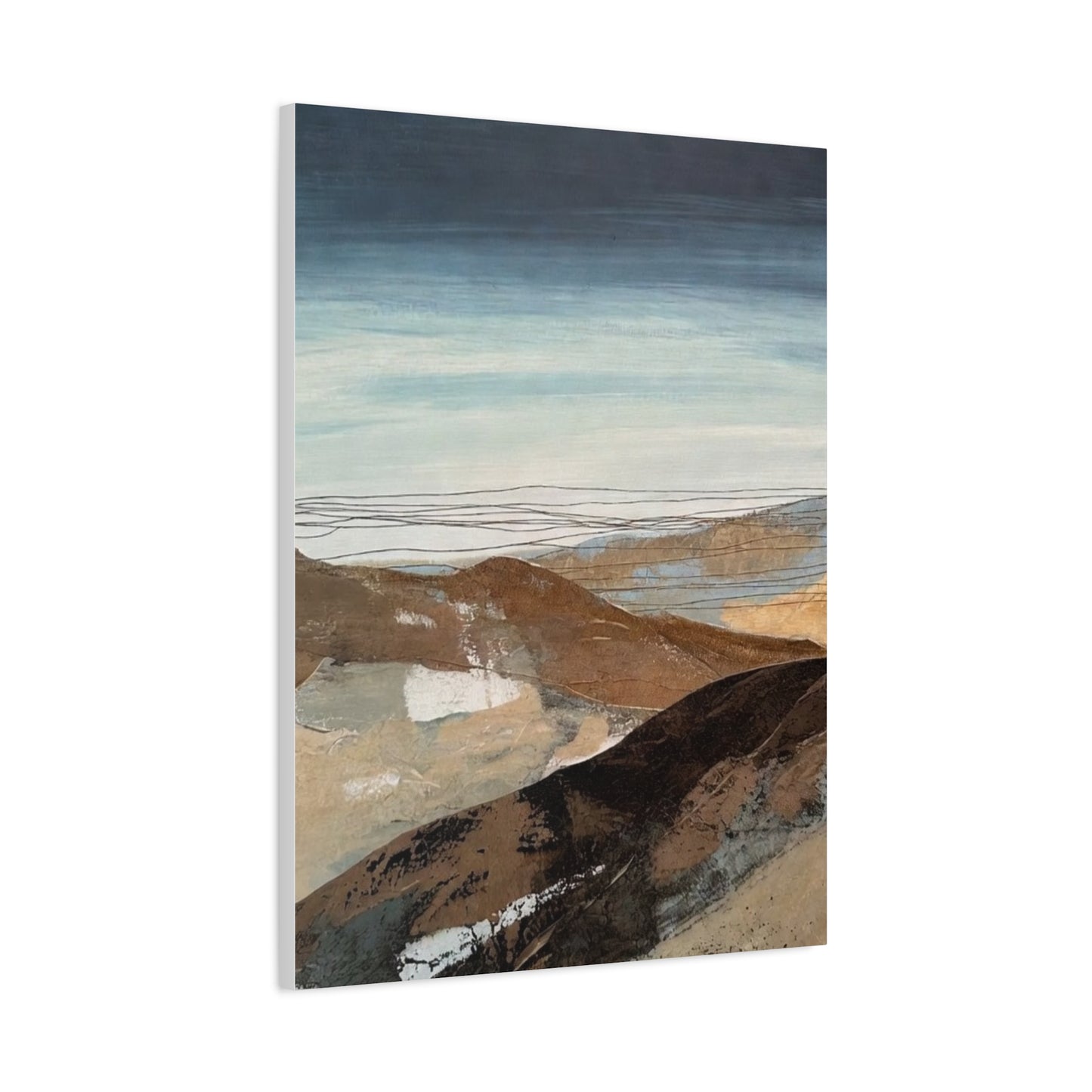 Abstract Landscape Matte Canvas Wall Art — Stretched 1.25"