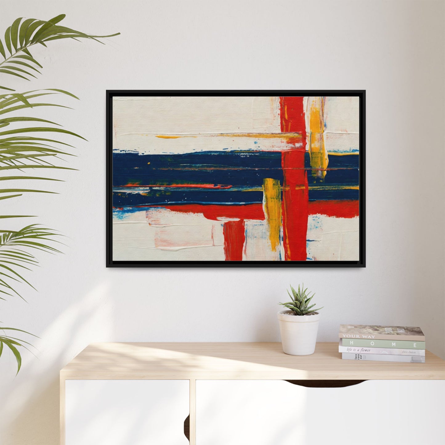 Matte Canvas, Framed (Multi-color)