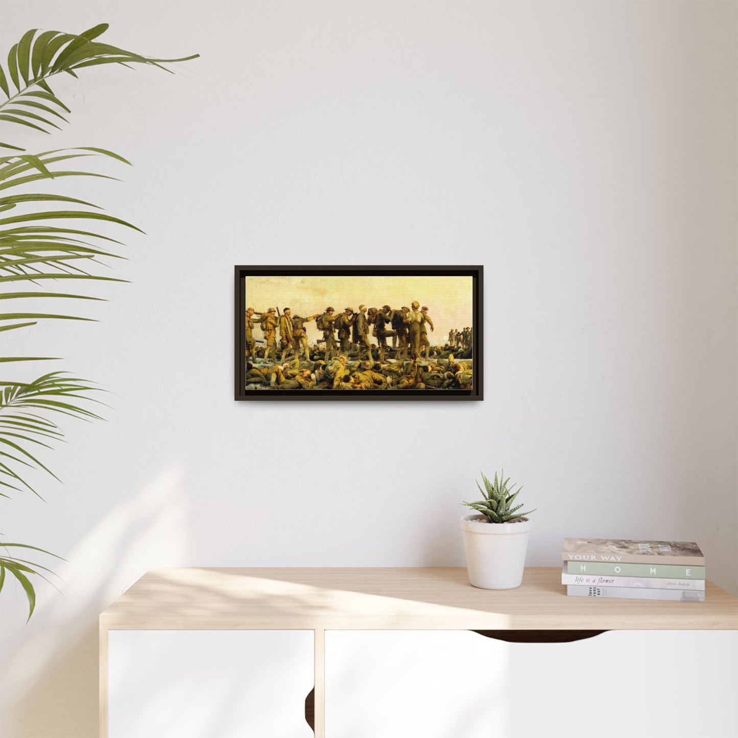 Gassed by John Singer Sargent (RA) Framed Matte Canvas Print