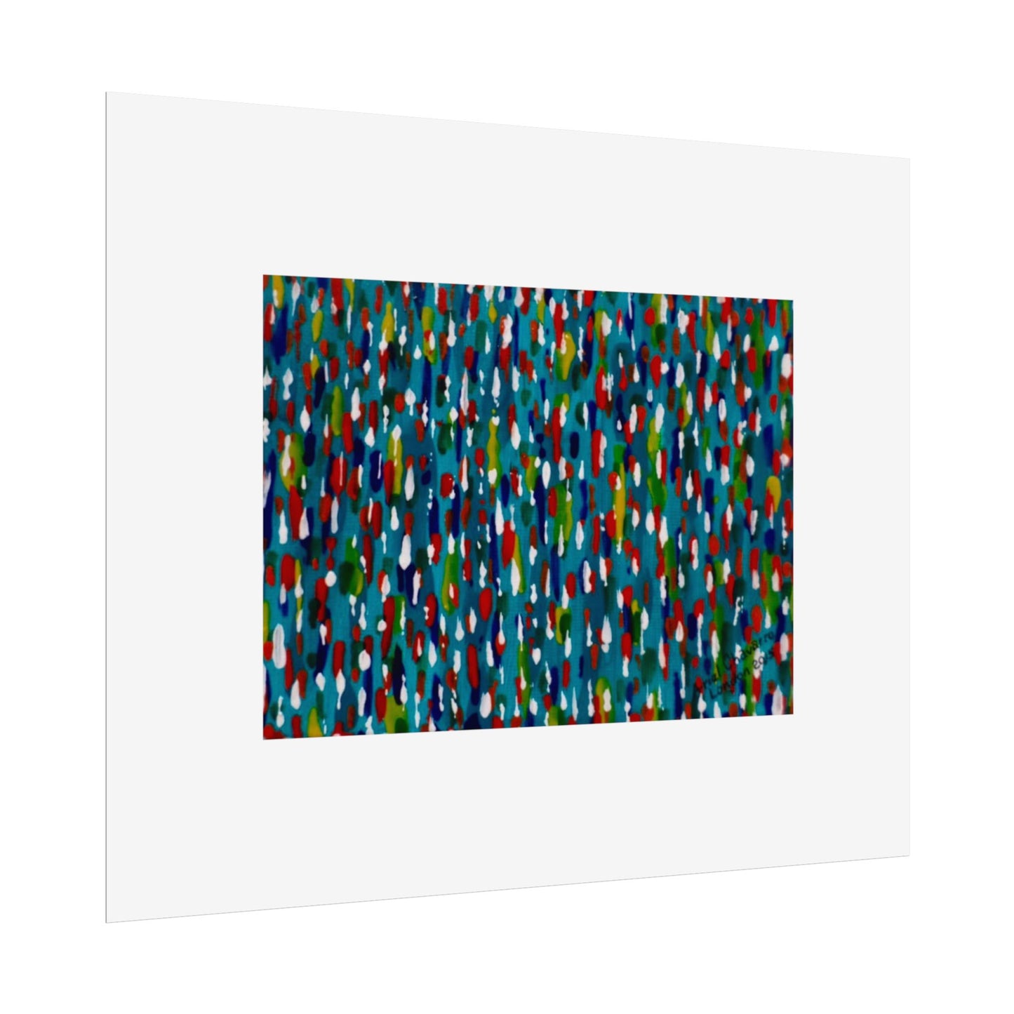 Colours Of The Soul Reflecting On Water by Ariel Chavarro Avila Wall Art Print