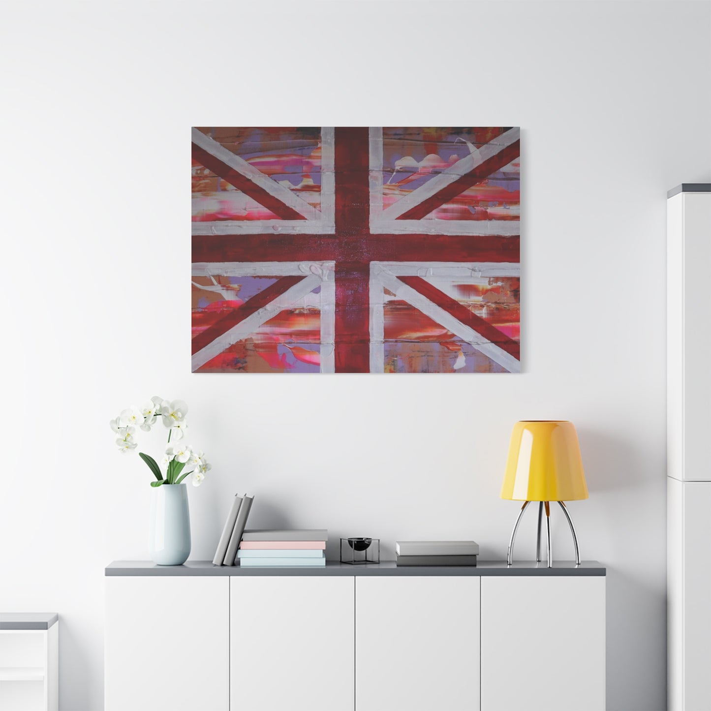 Union Jack is back! by Norman Barrett Matte Canvas Wall Art