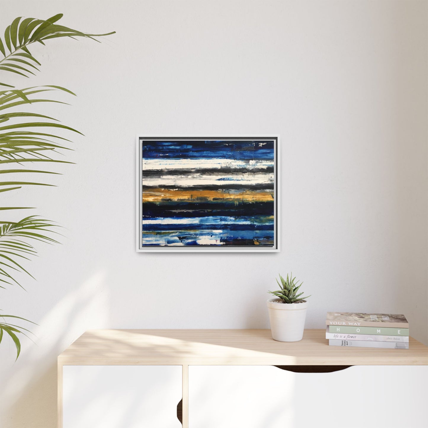 Tiny Buddha by Todd Williamson Framed Matte Canvas Abstract  Wall Art