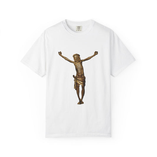 Unisex Christ on the cross Garment-Dyed T-shirt