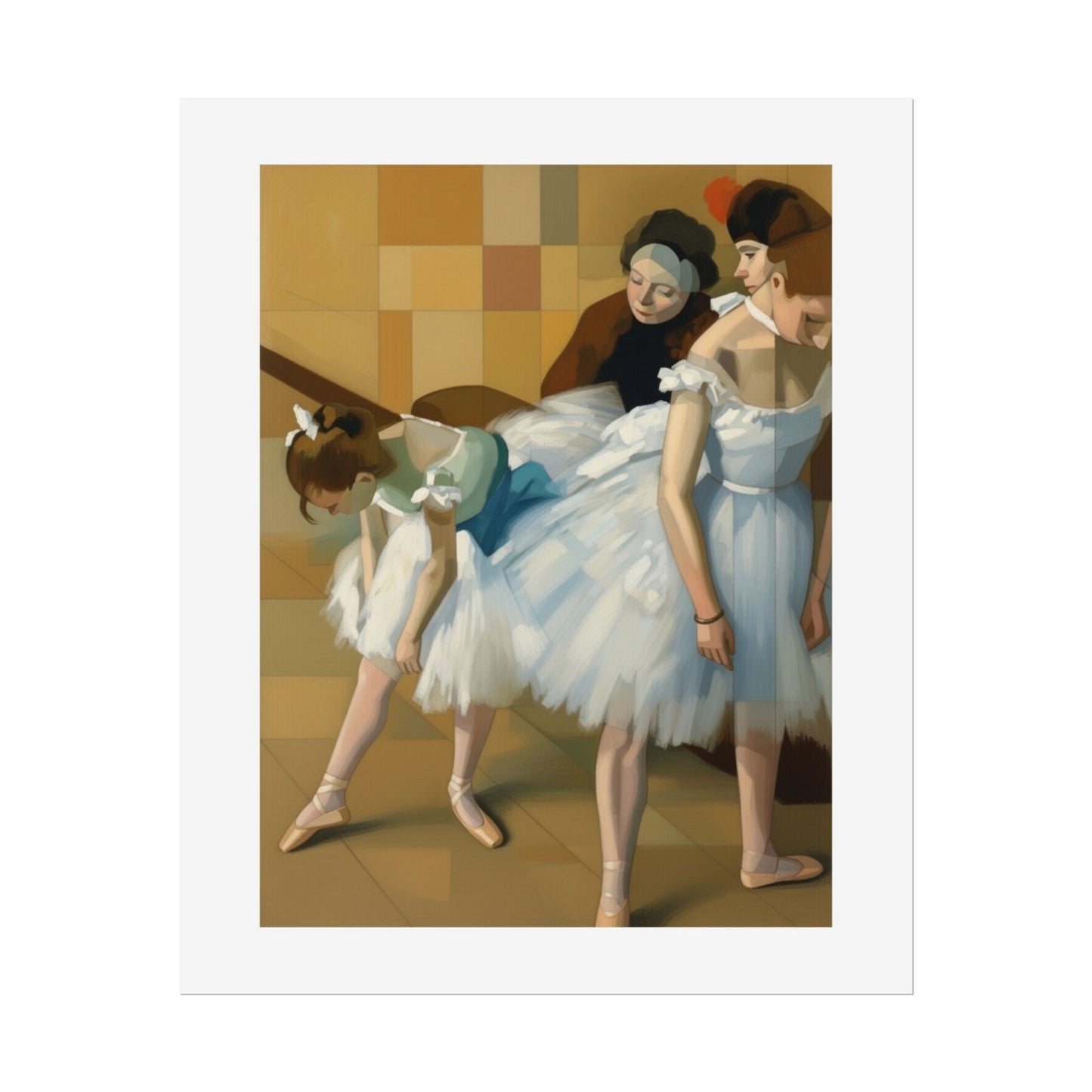 Ballet Dancers Rolled Poster — Classic Impressionist Ballerina Wall Art