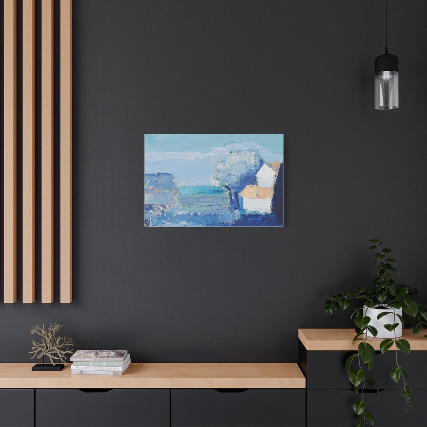 Paysage de Provence by Nicolas de Staël Matte Stretched Wall Art Print