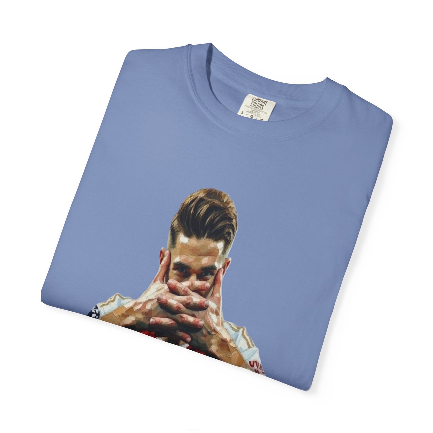 Soccer Celebration T-Shirt — Emirates 'Fly Better' Jersey Design