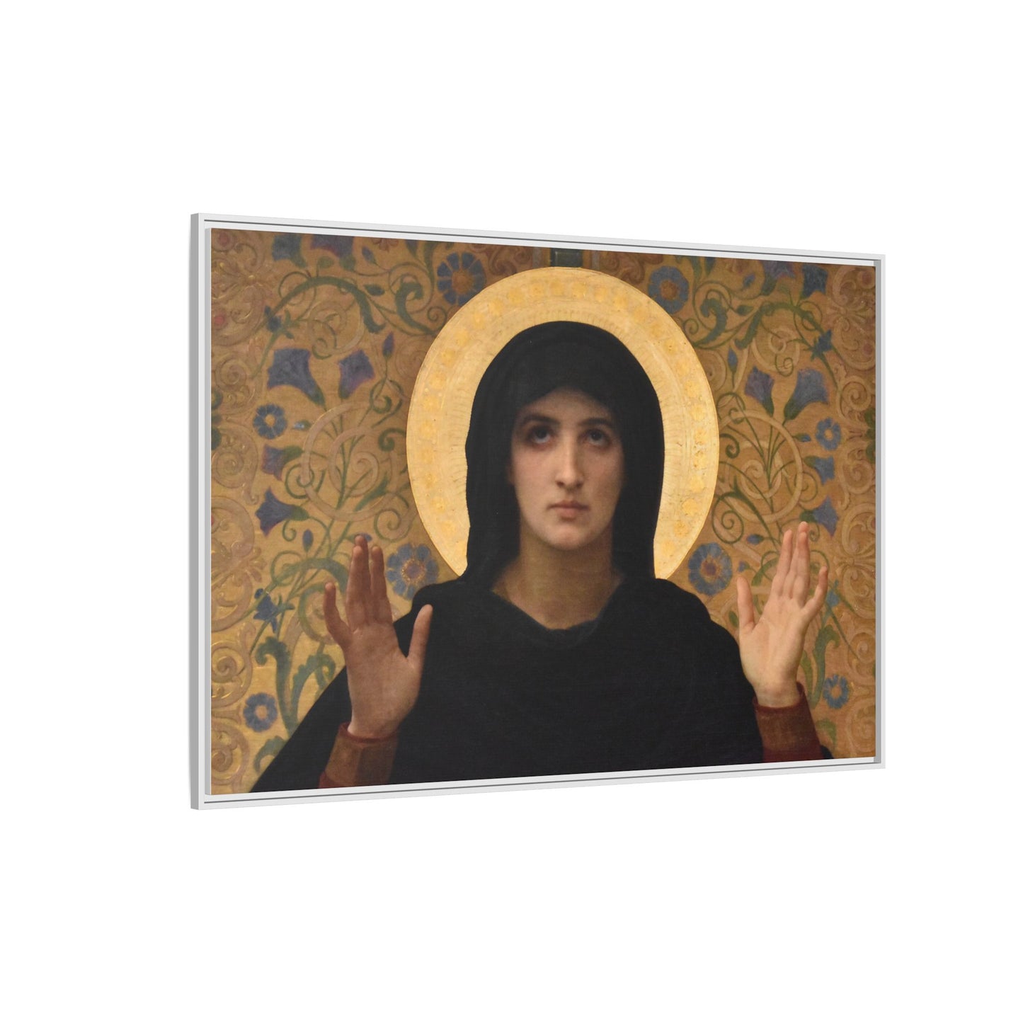 La Vierge consolatrice by William Adolphe Bouguereau Framed Matte Canvas Wall Art