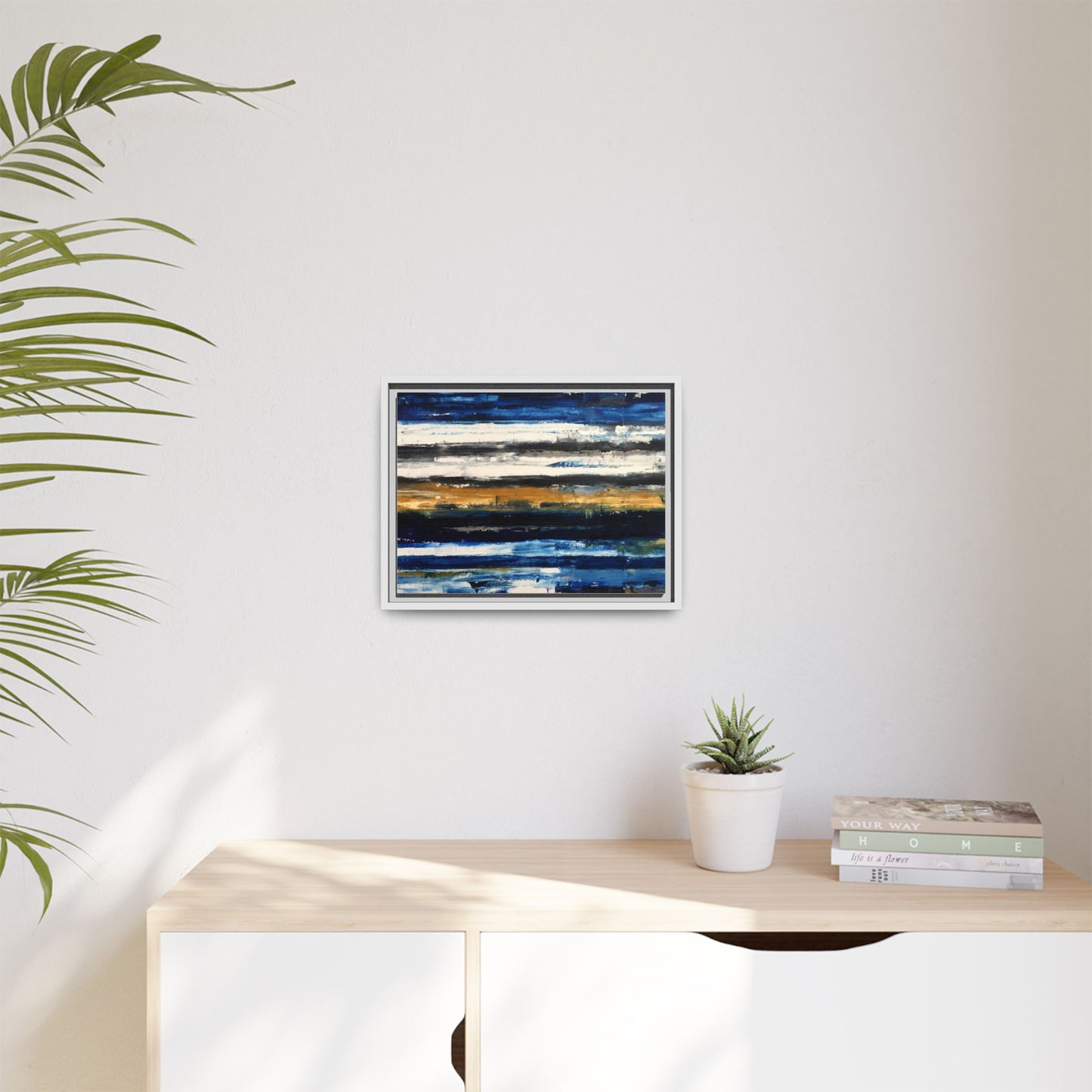 Tiny Buddha by Todd Williamson Framed Matte Canvas Abstract  Wall Art