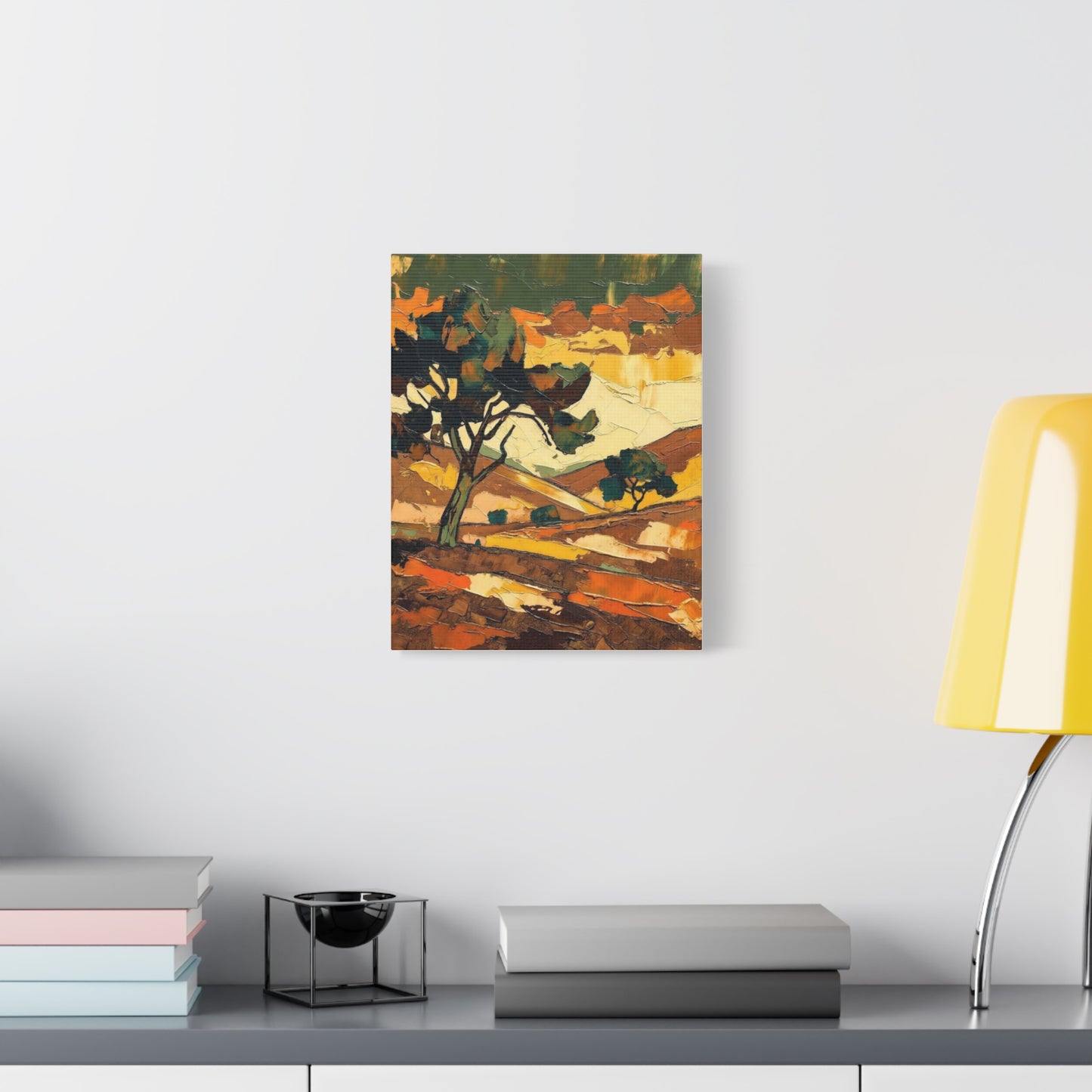 Abstract Autumn Landscape Canvas