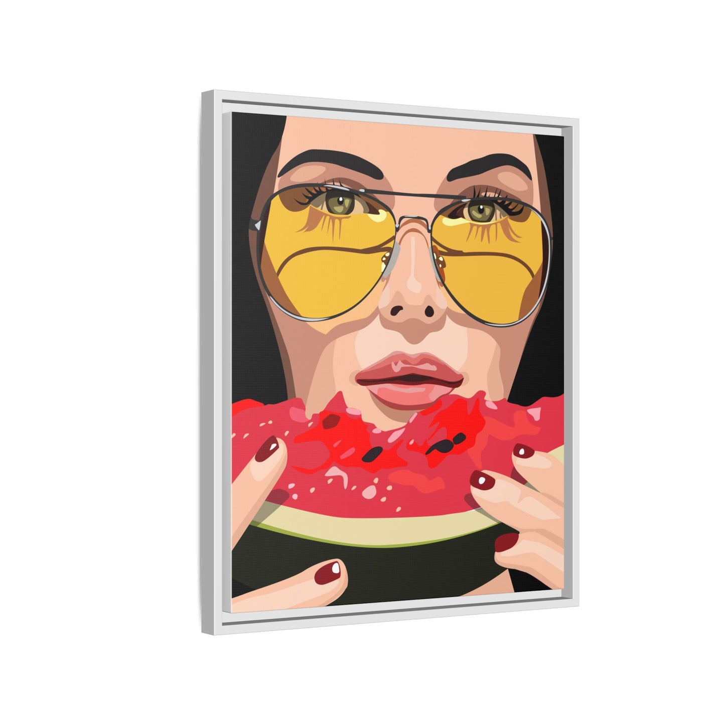 Vivid 81 by Orit Fuchs Framed Matte Canvas Wall Art