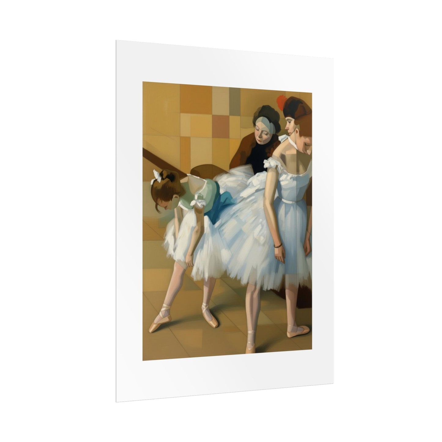Ballet Dancers Rolled Poster — Classic Impressionist Ballerina Wall Art