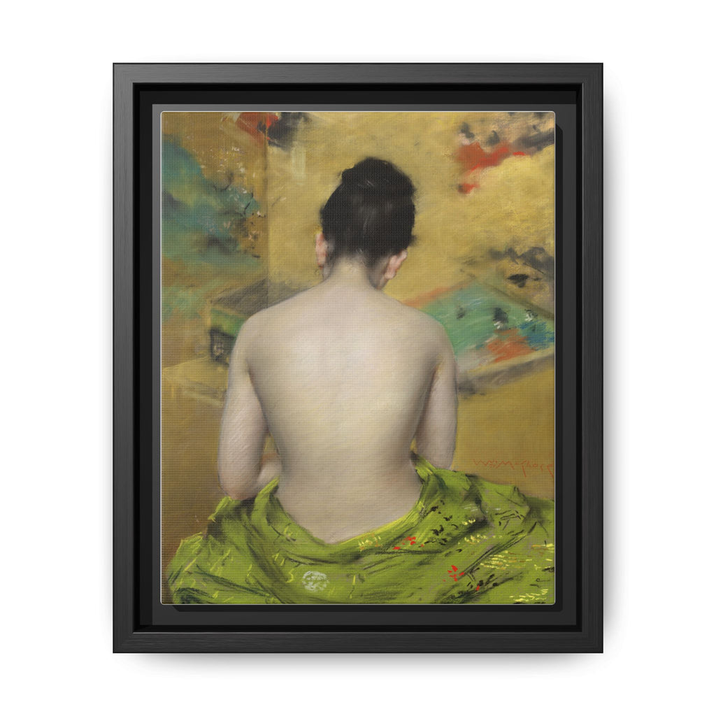 Study of Flesh Color and Gold by William Merritt Chase Framed Matte Canvas Art