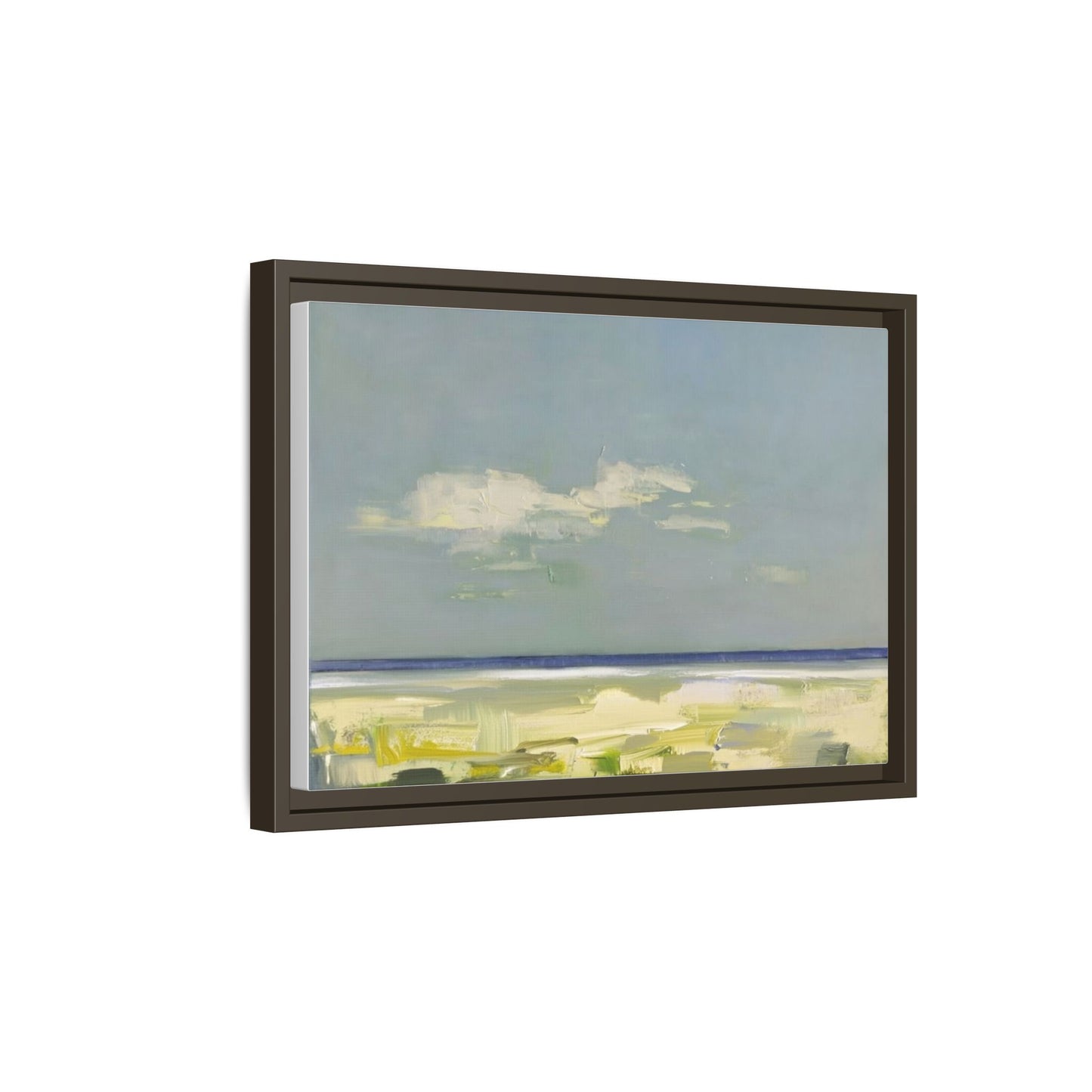 Coastal Calm Matte Canvas Framed Wall Art