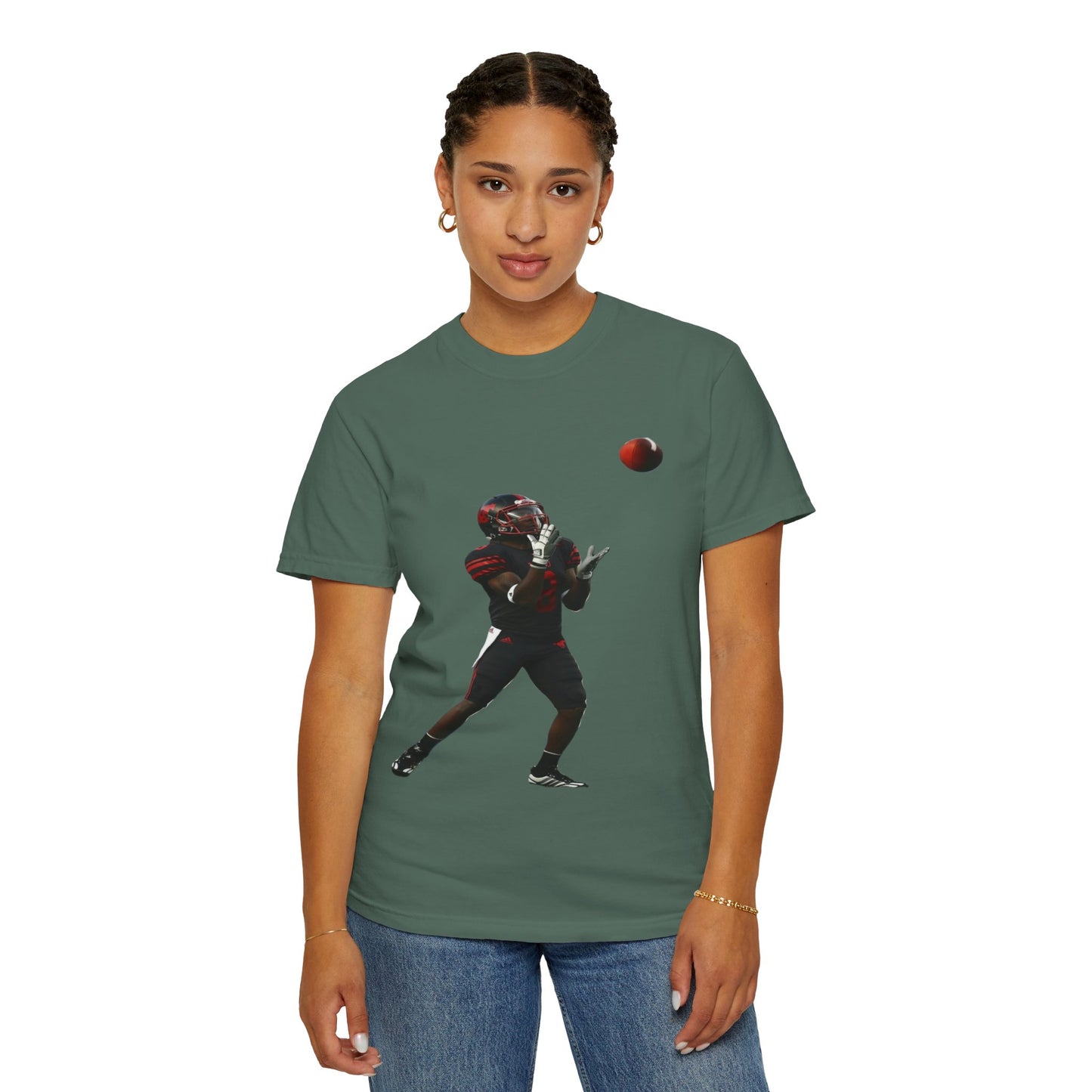 Football Player Catch T-Shirt