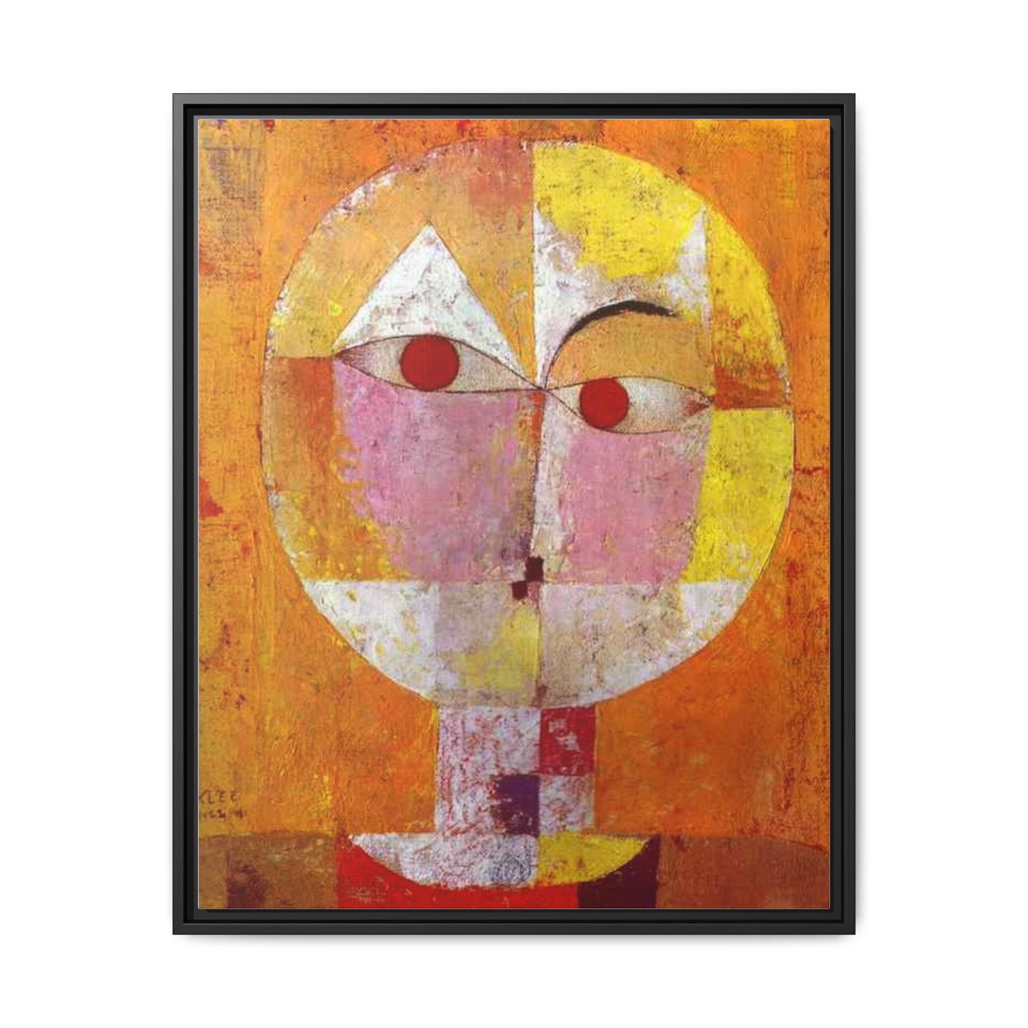 Senecio II by Paul Klee Canvas Framed Wall Art Print