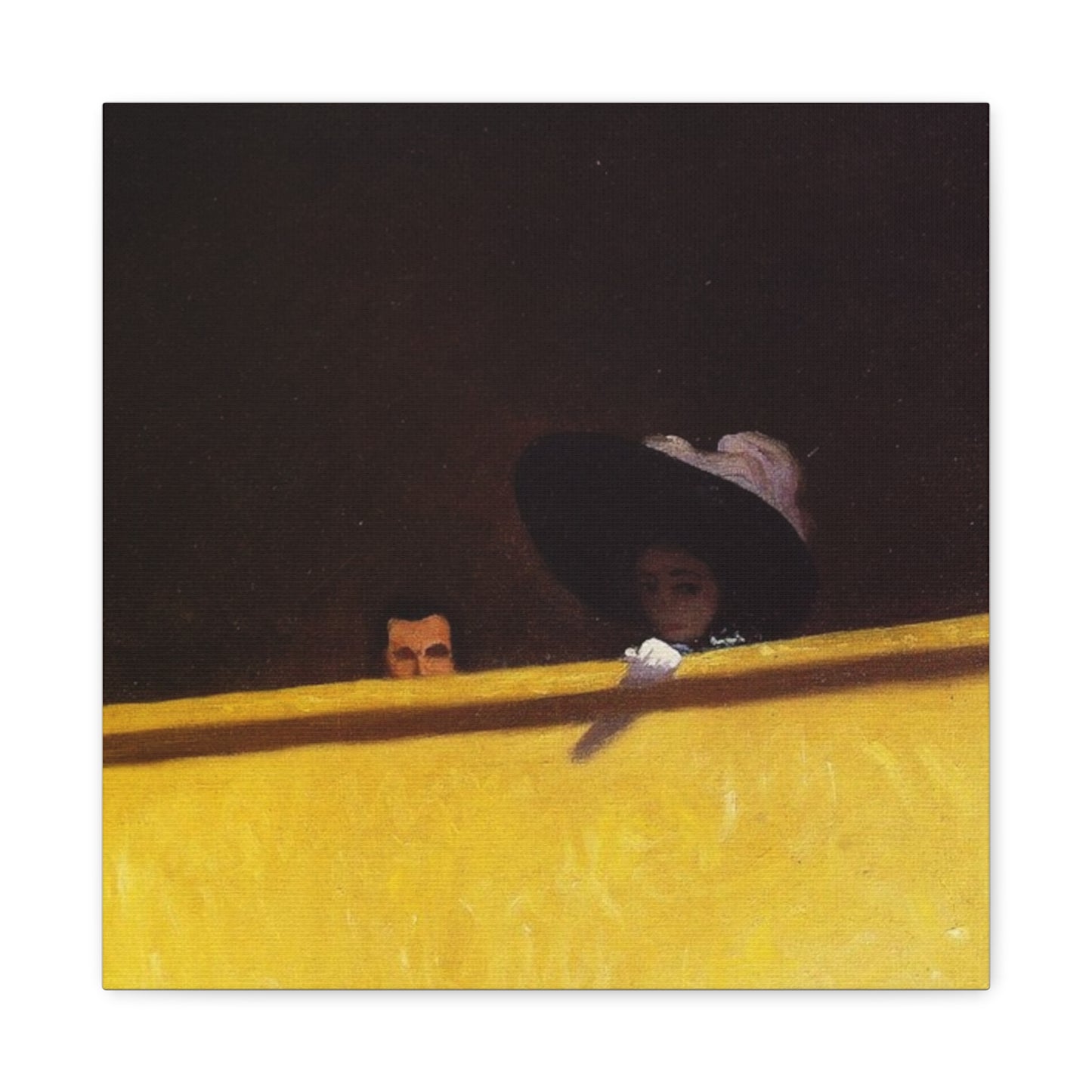 La loge de theatre by Félix Vallotton Matte Canvas Wall Art Print