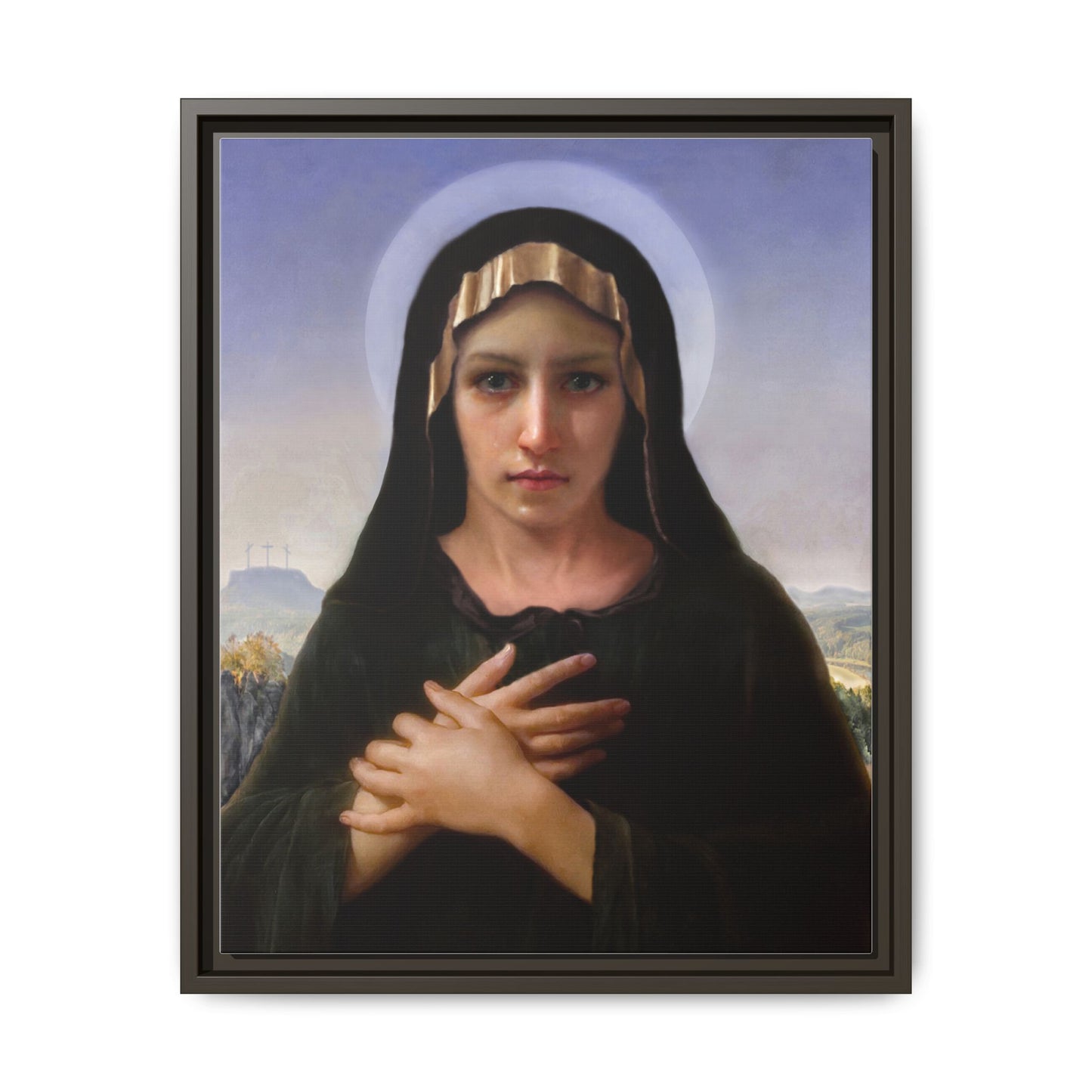 Virgo Solitudinis by William Adolphe Bouguereau Framed Matte Canvas Print