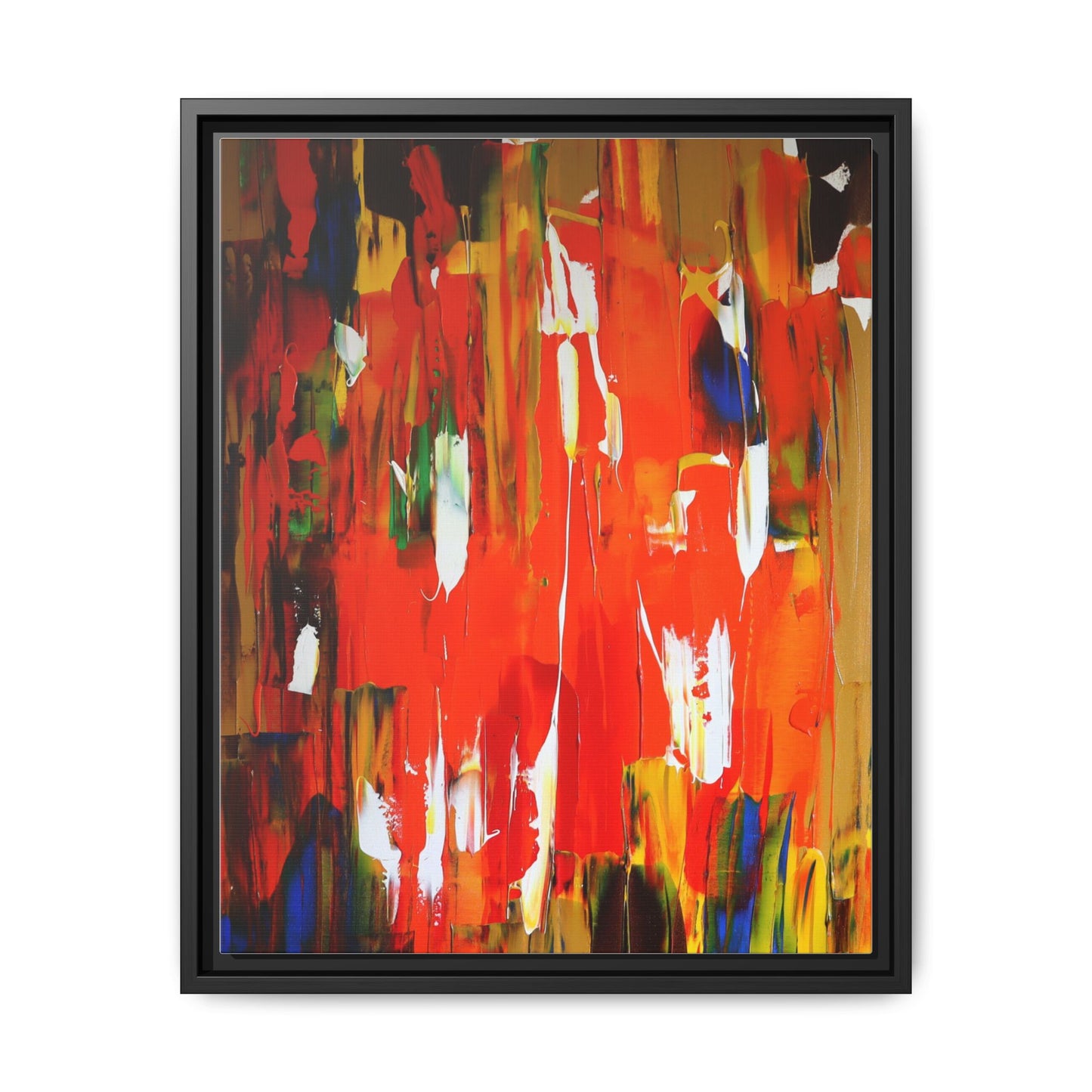 Burn baby burn by Norman Barrett Framed Matte Canvas Wall Art
