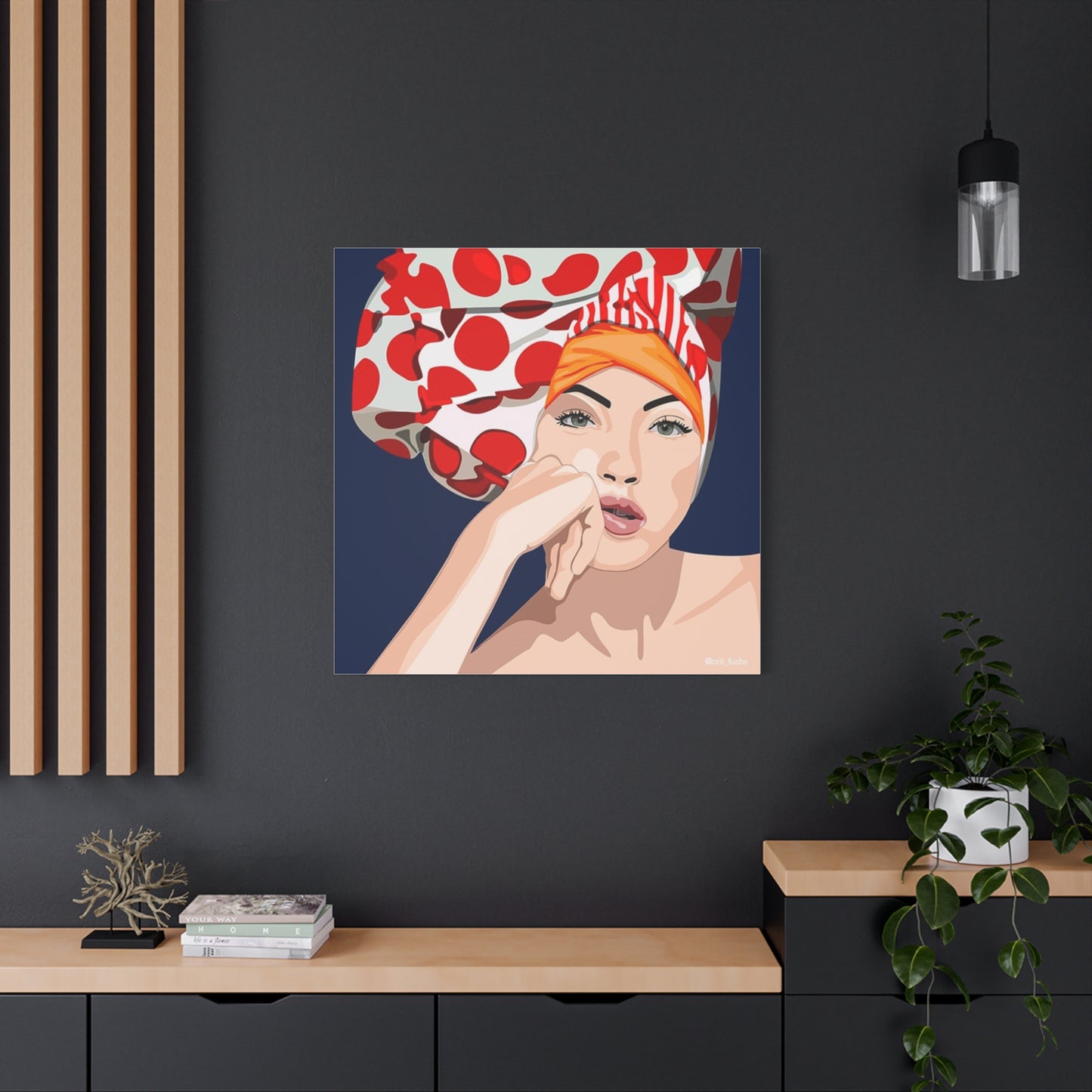 Vivid 20 by Orit Fuchs Canvas Wall Art Print