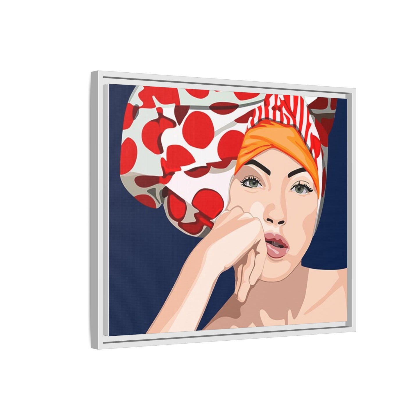 Vivid 20 by Orit Fuchs Pop Art Matte Canvas Framed Wall Art Print