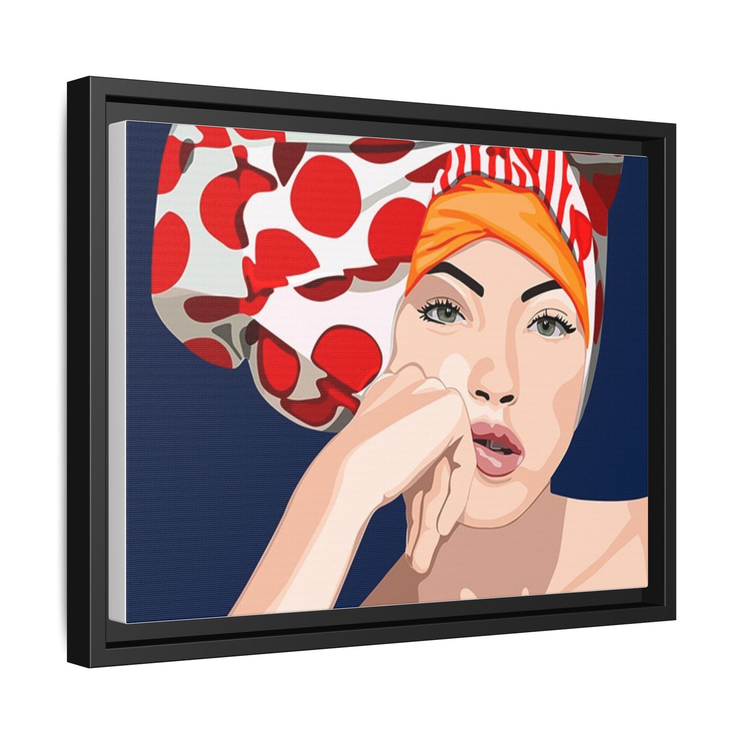 Vivid 20 by Orit Fuchs Pop Art Matte Canvas Framed Wall Art Print