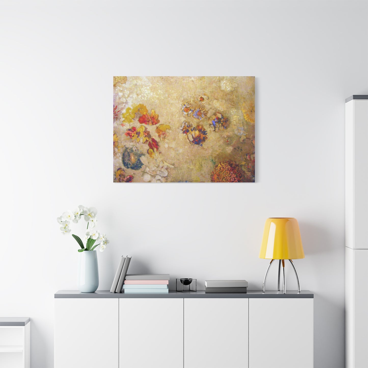 Andrevanb Panneau Décoratif by Odilon Redon Matte Canvas Wall Art Print