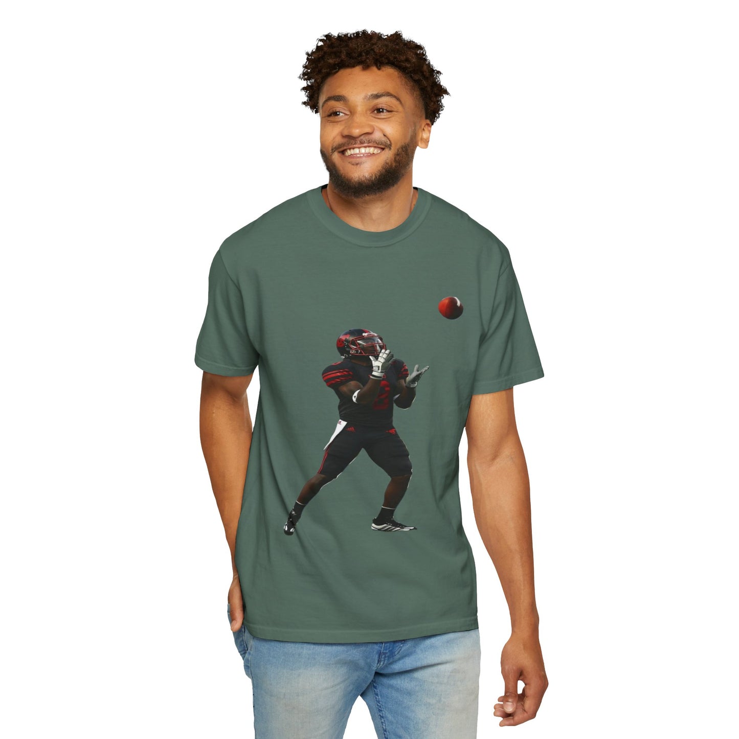 Football Player Catch T-Shirt