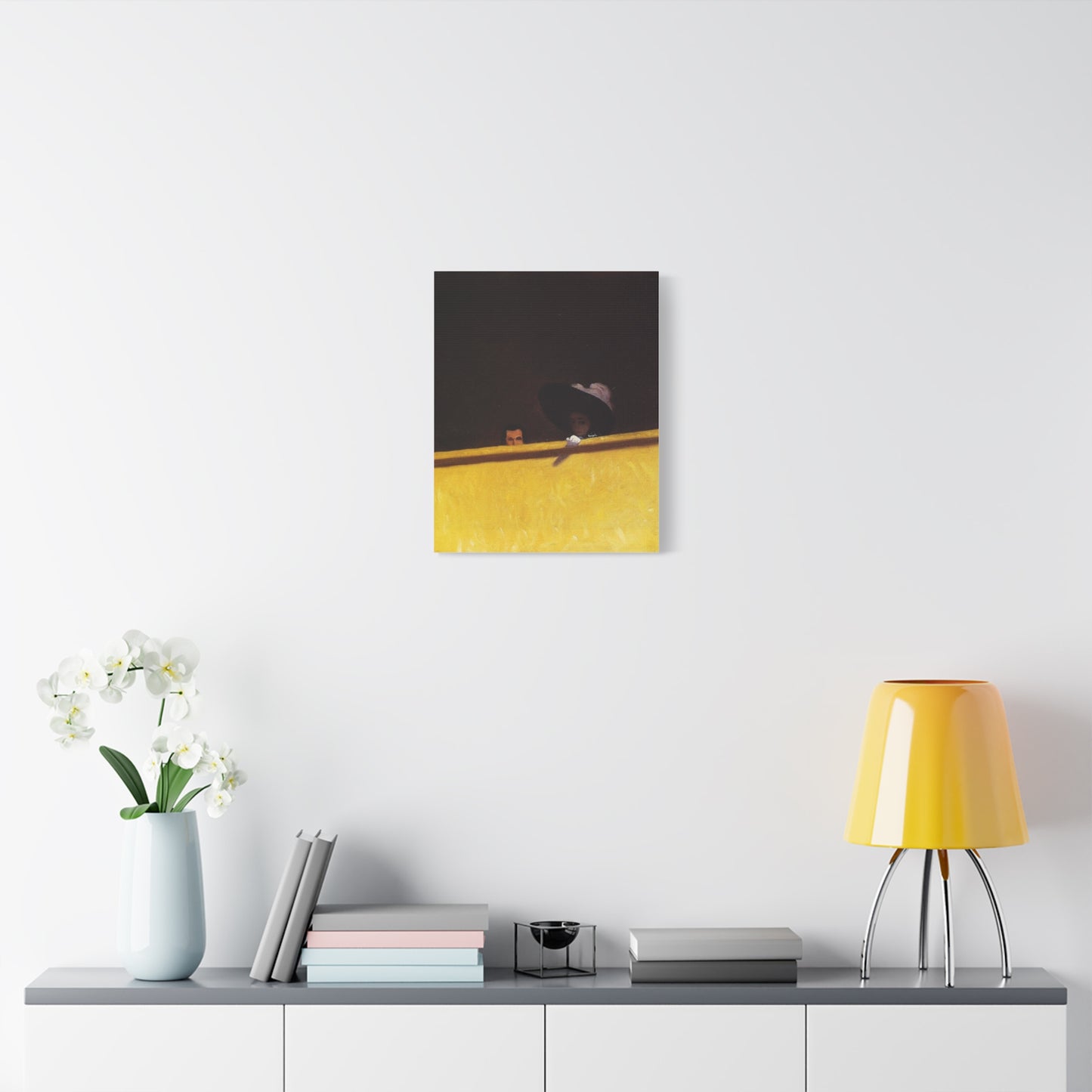La loge de theatre by Félix Vallotton Matte Canvas Wall Art Print