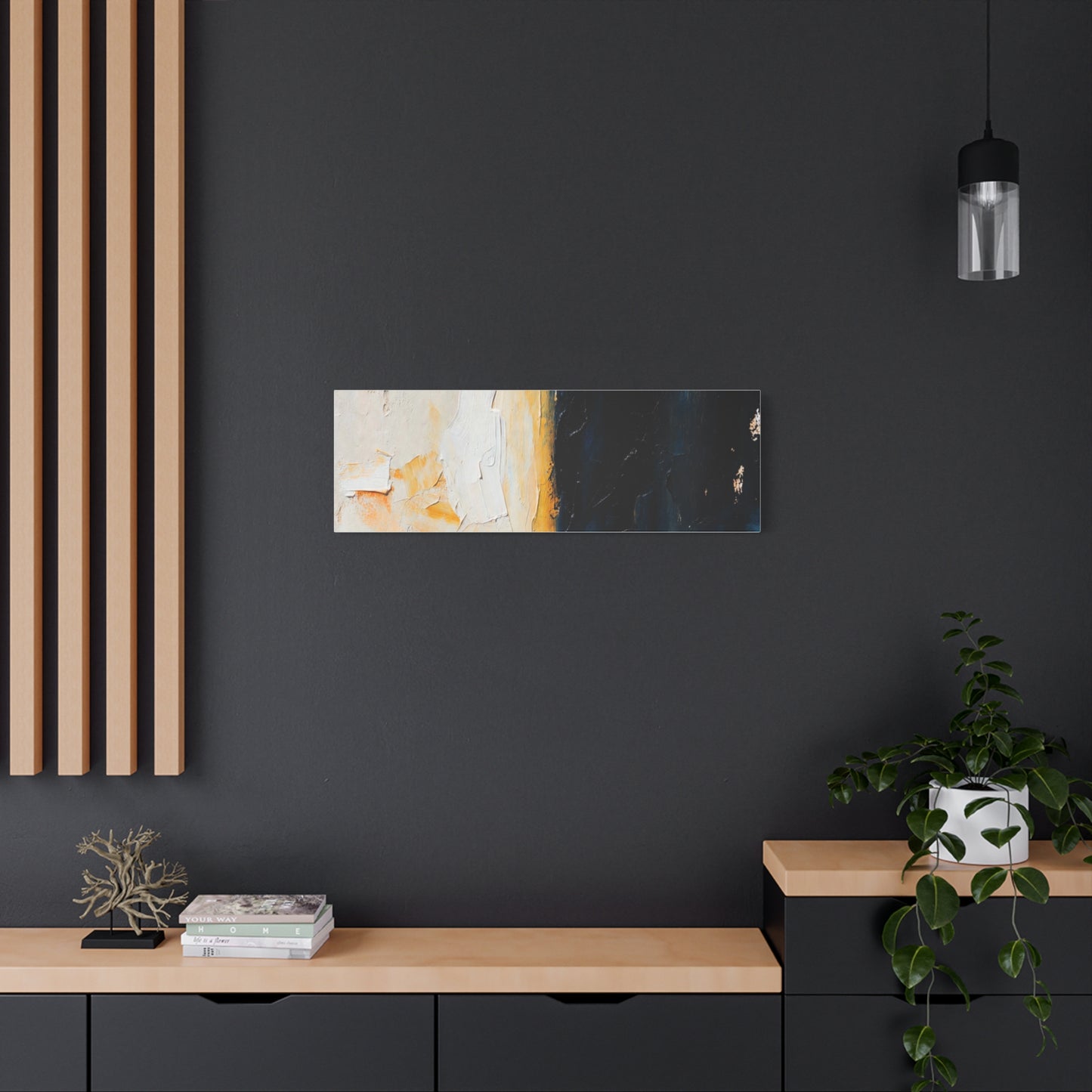 Abstract Coastal Light Matte Canvas Print — Stretched 1.25"