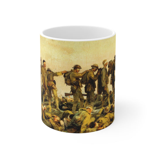 War Memorial Coffee Mug — Vintage Soldiers World War I Tribute