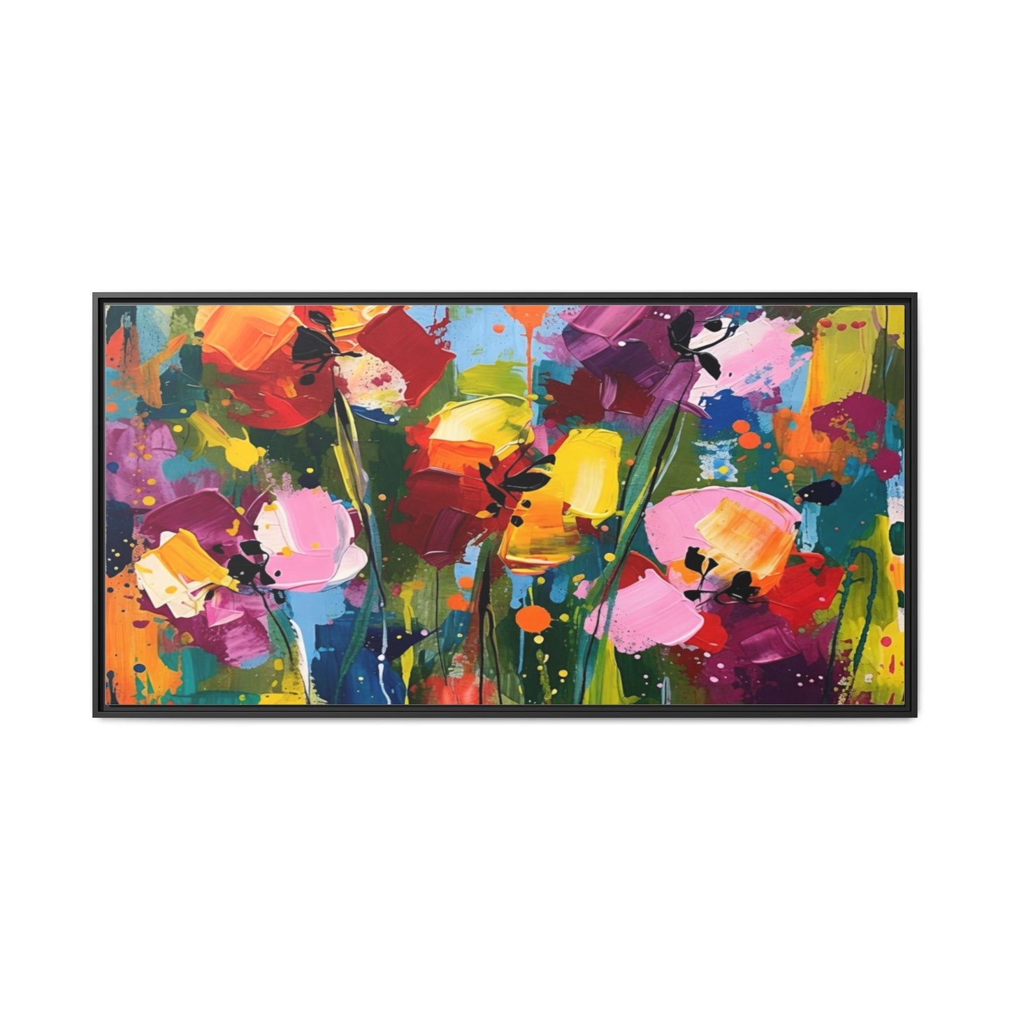 Matte Canvas, Framed (Multi-color)