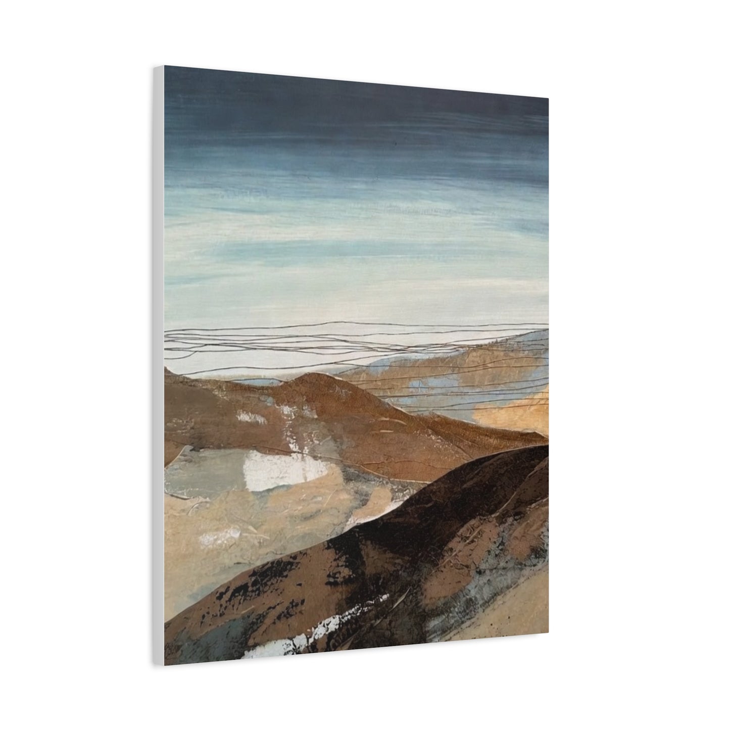 Abstract Landscape Matte Canvas Wall Art — Stretched 1.25"