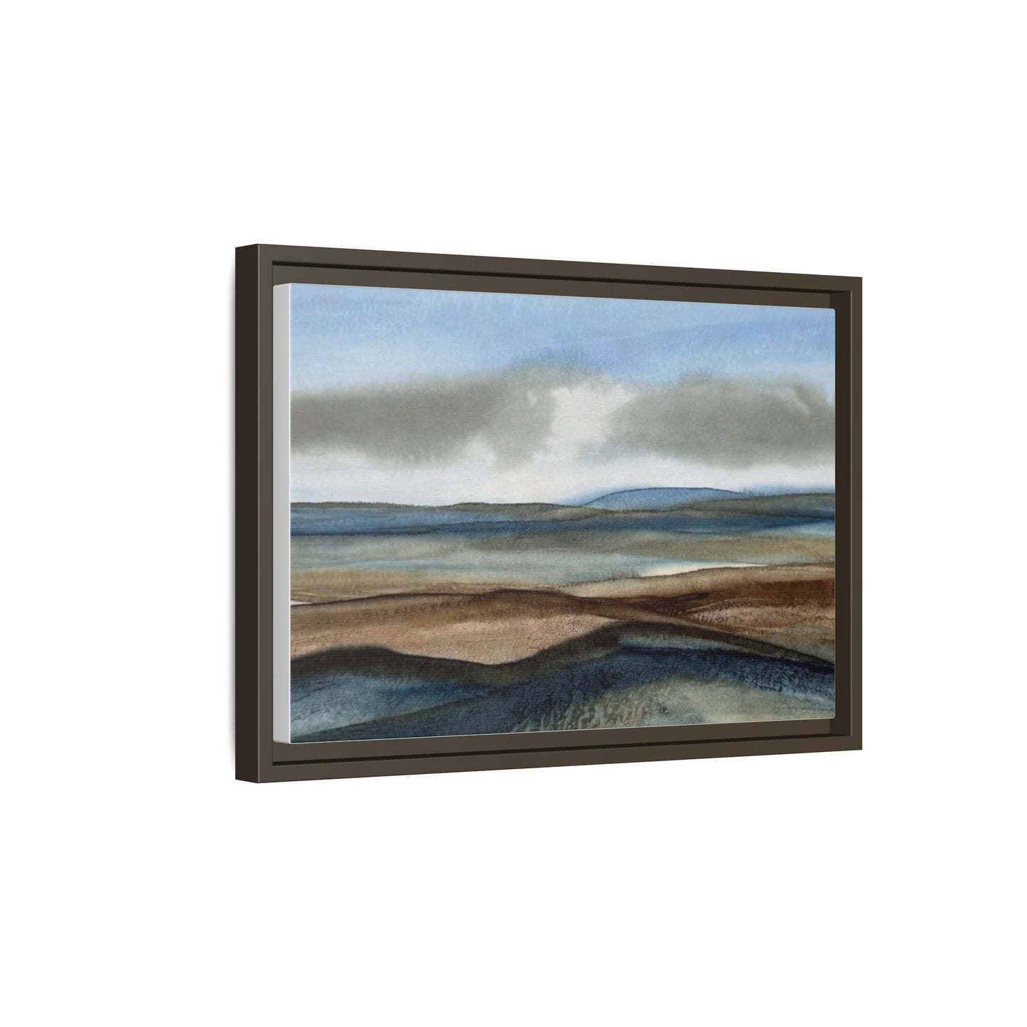Matte Canvas Landscape, Framed (Multi-color)