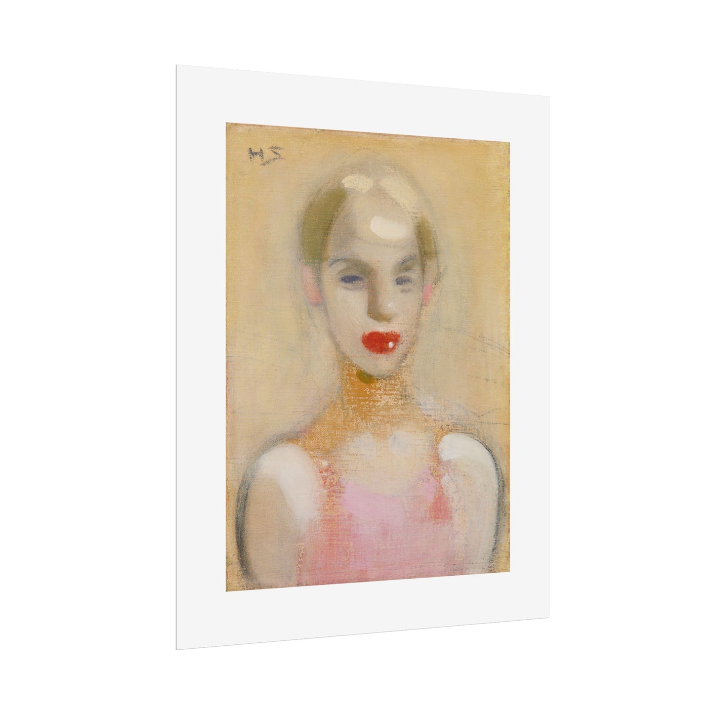 Circus Girl by Helene Schjerfbeck Wall Art Print
